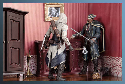 Assassin's Creed III - Фотообзор экшен-фигурок Коннора и Хэйтема Кенуэйя от McFarlane